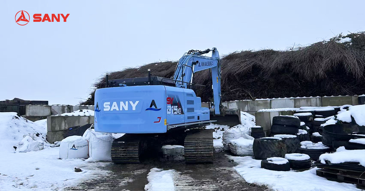 máy xúc điện sany