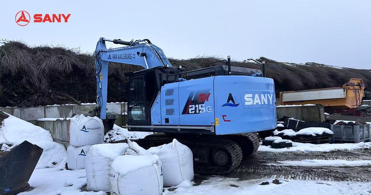 máy xúc điện sany