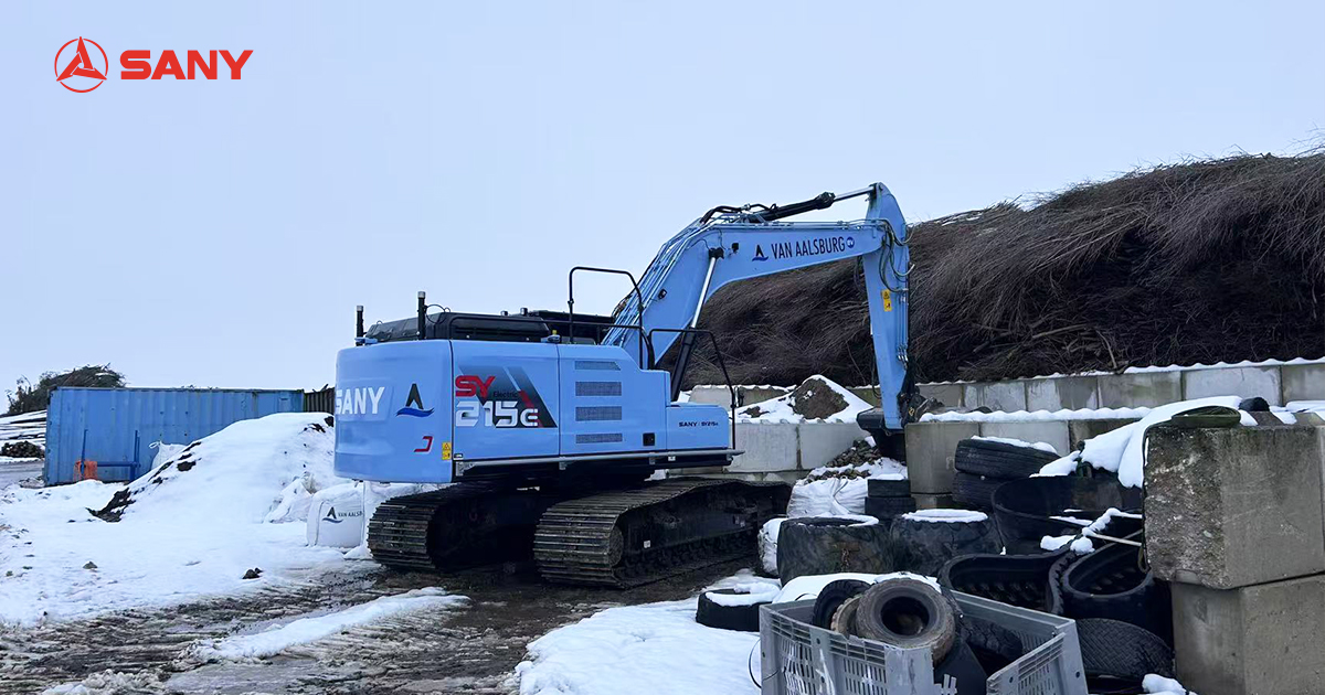 máy xúc điện sany