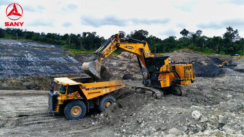 máy xúc sany