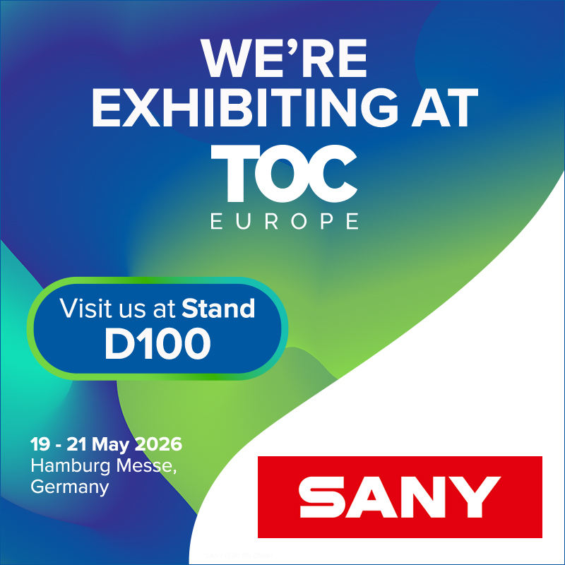 SANY Europe: tham gia TOC Europe từ ngày 19–21 tháng 5 năm 2026
