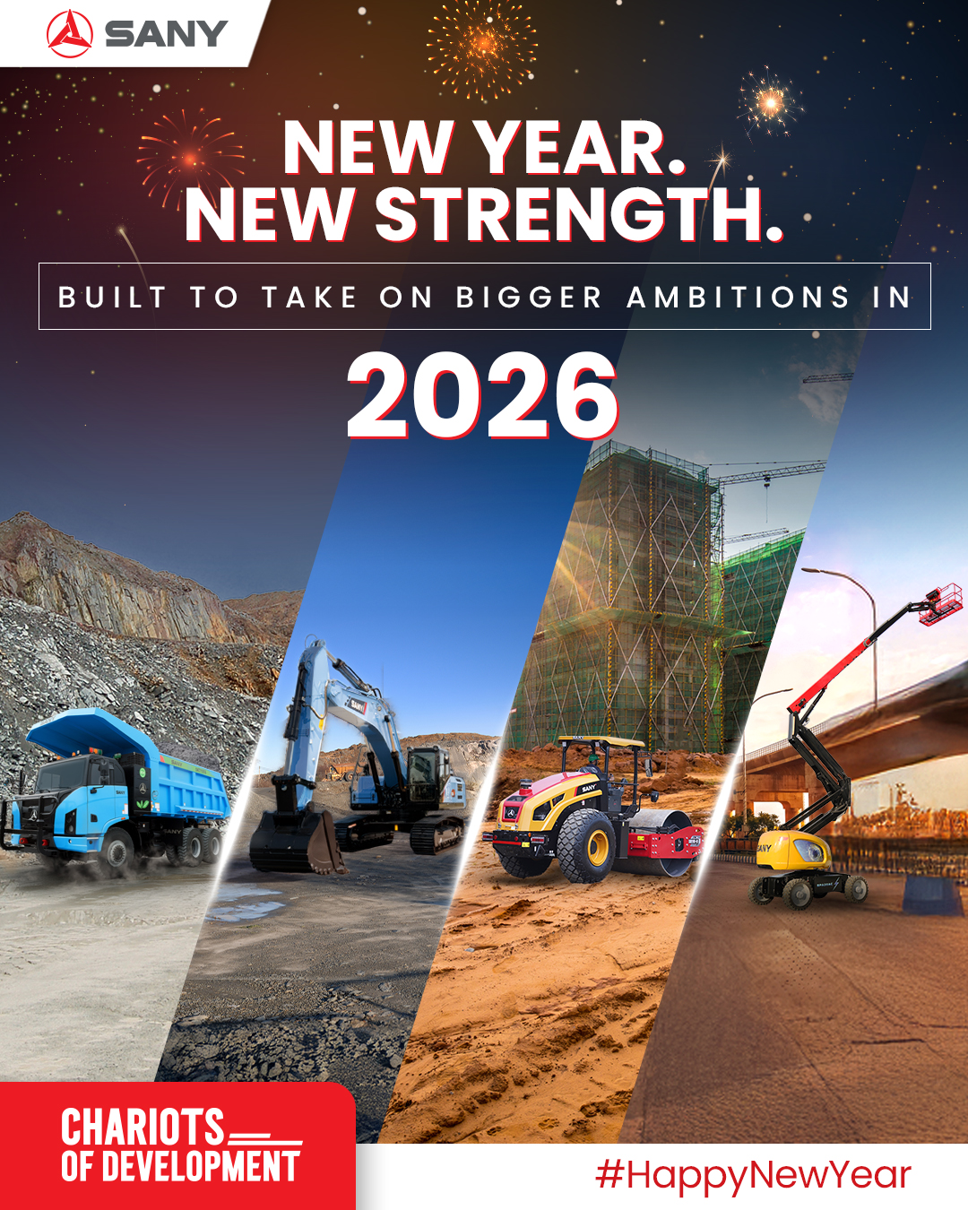 SANY : Chúc mừng Năm Mới 2026