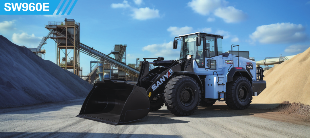 Xúc lật điện SANY SW960E – mỗi giờ làm việc tiết kiệm tới 140 tệ