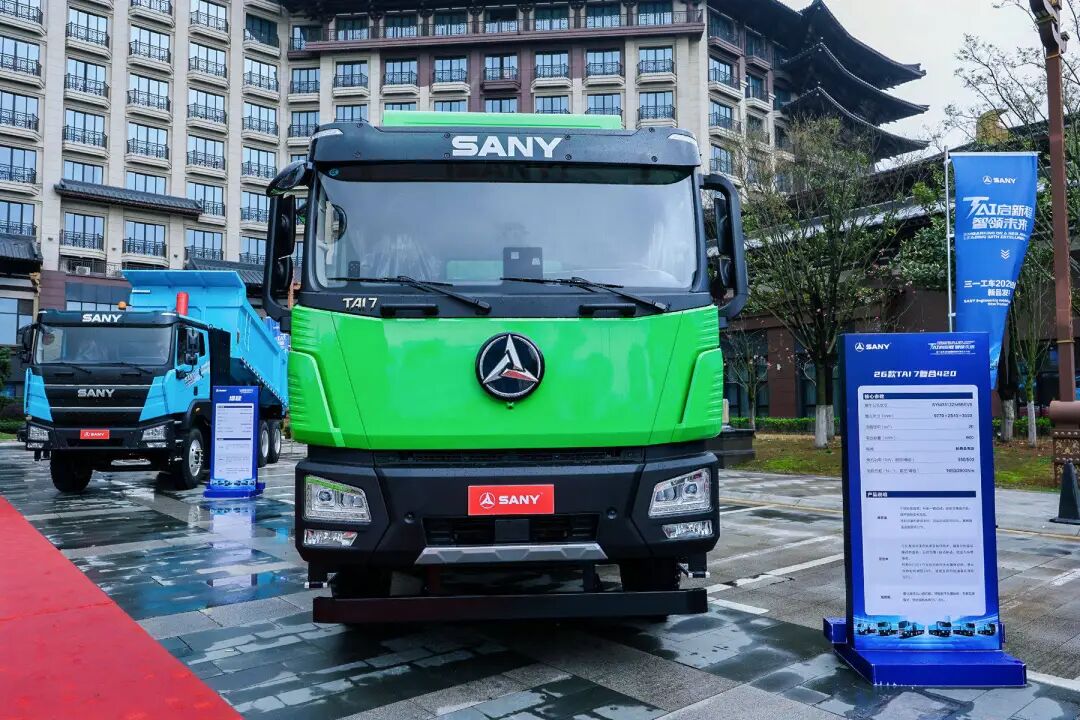 xe ben điện sany
