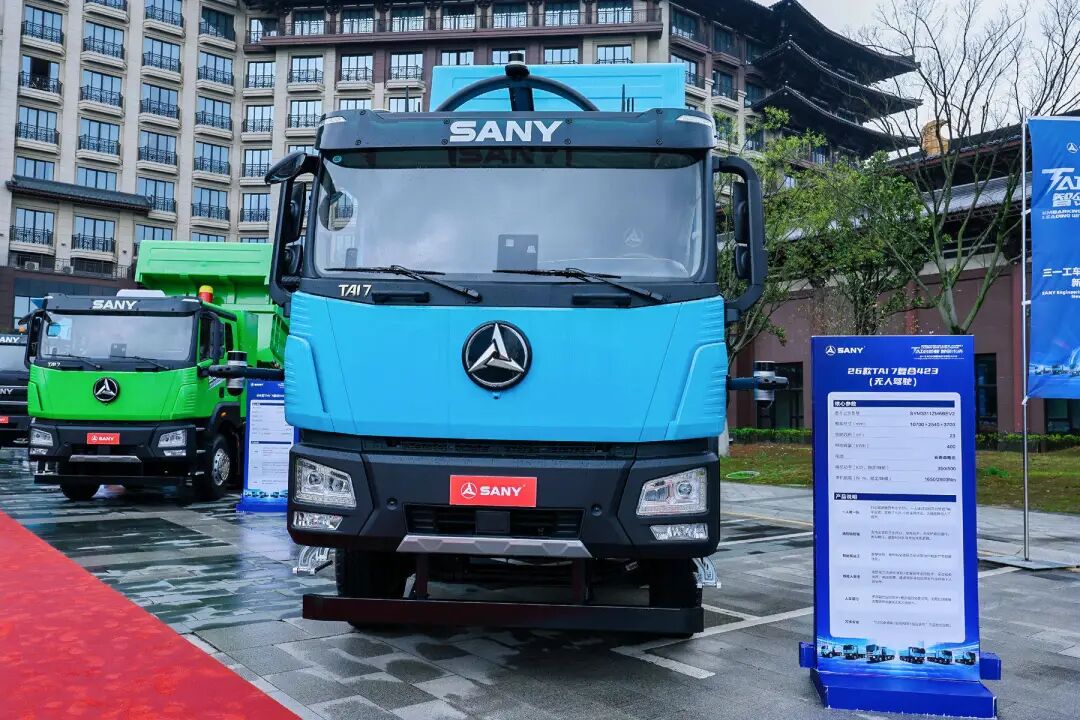 xe ben điện sany