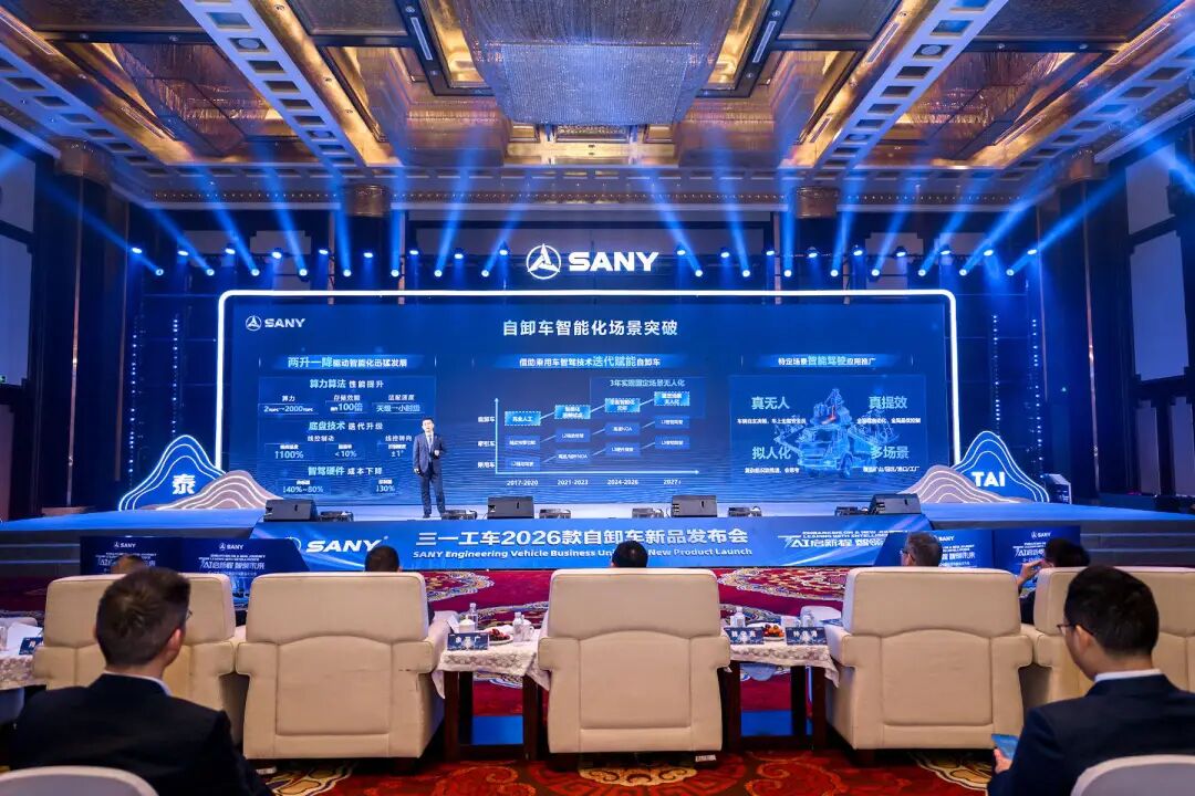 SANY Vehicle ra mắt thương hiệu riêng xe ben điện “TAI” 