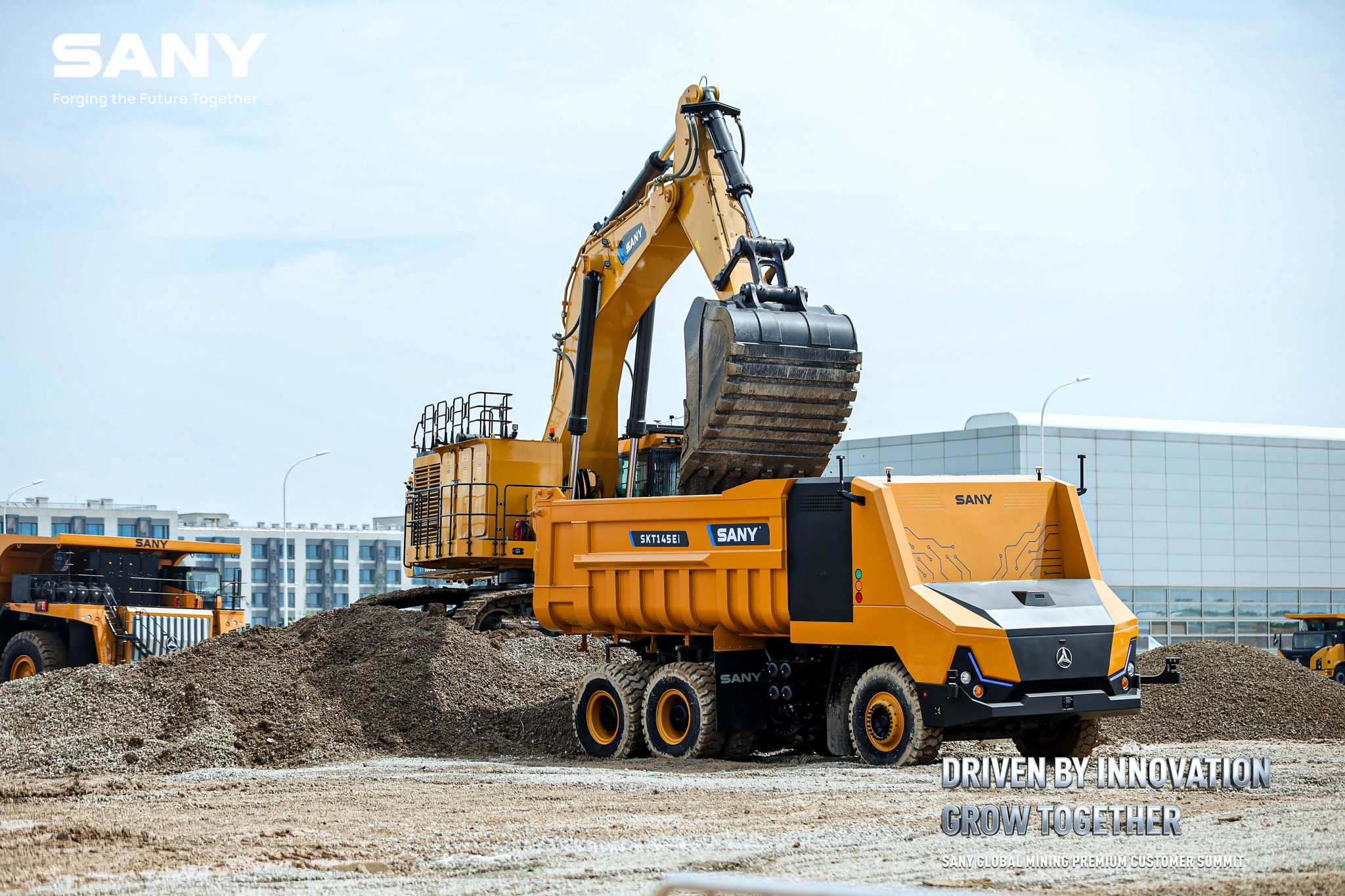 xe tải mỏ sany