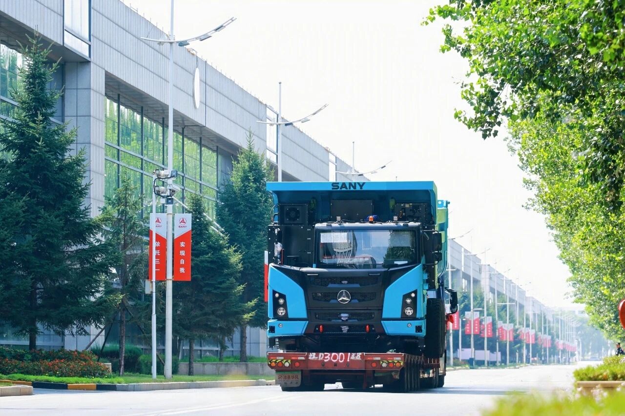 xe tải mỏ sany
