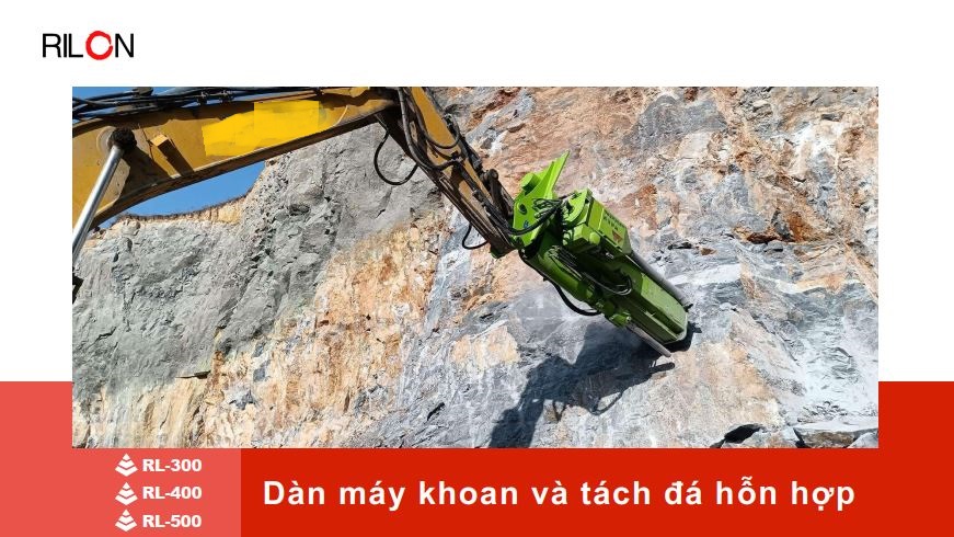 giàn khoan tách đá thủy lực