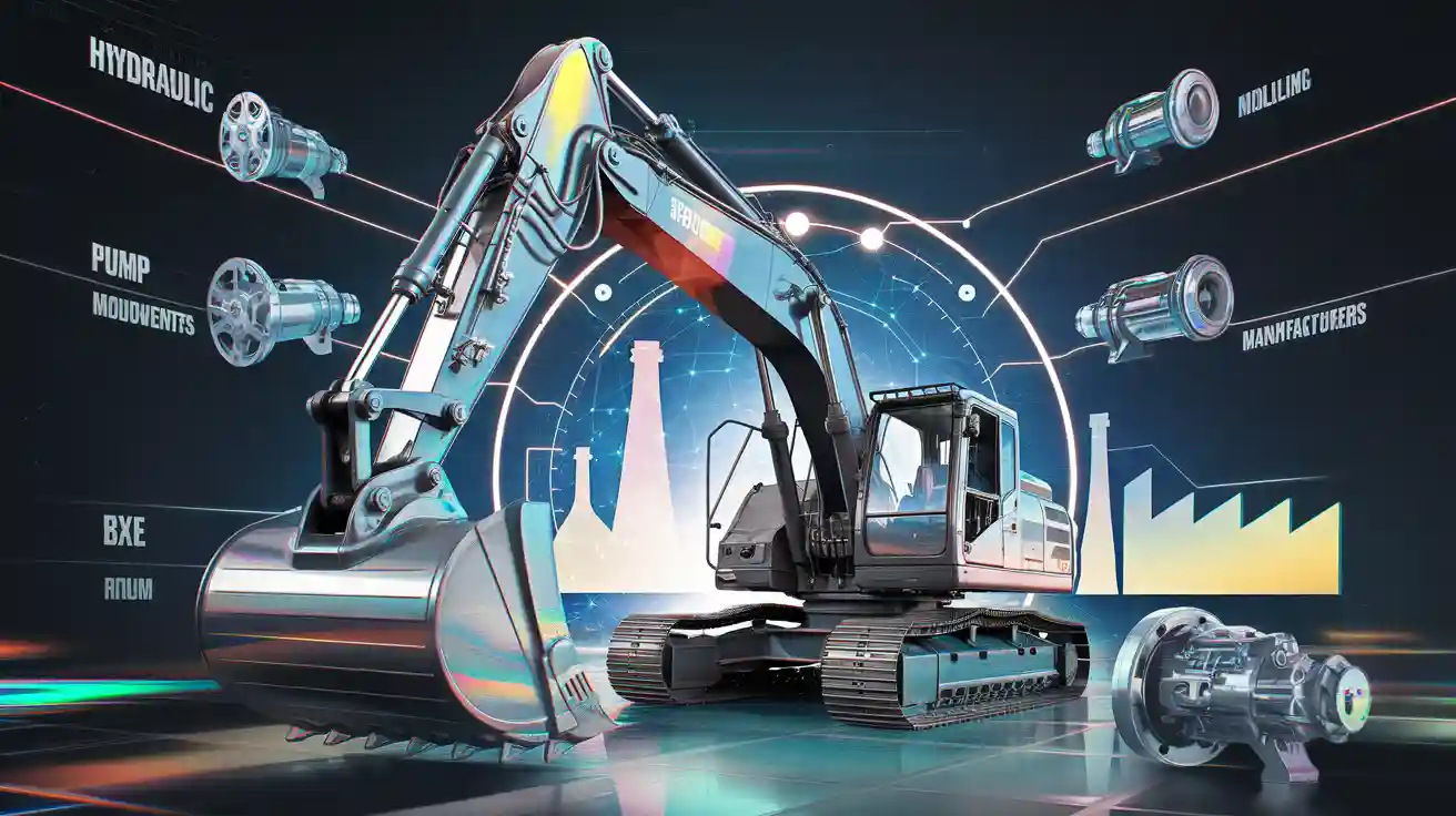 Giải thích về các nhà sản xuất và các loại bơm thủy lực cho máy xúc