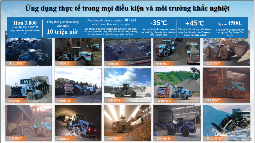 xúc lật điện SANY