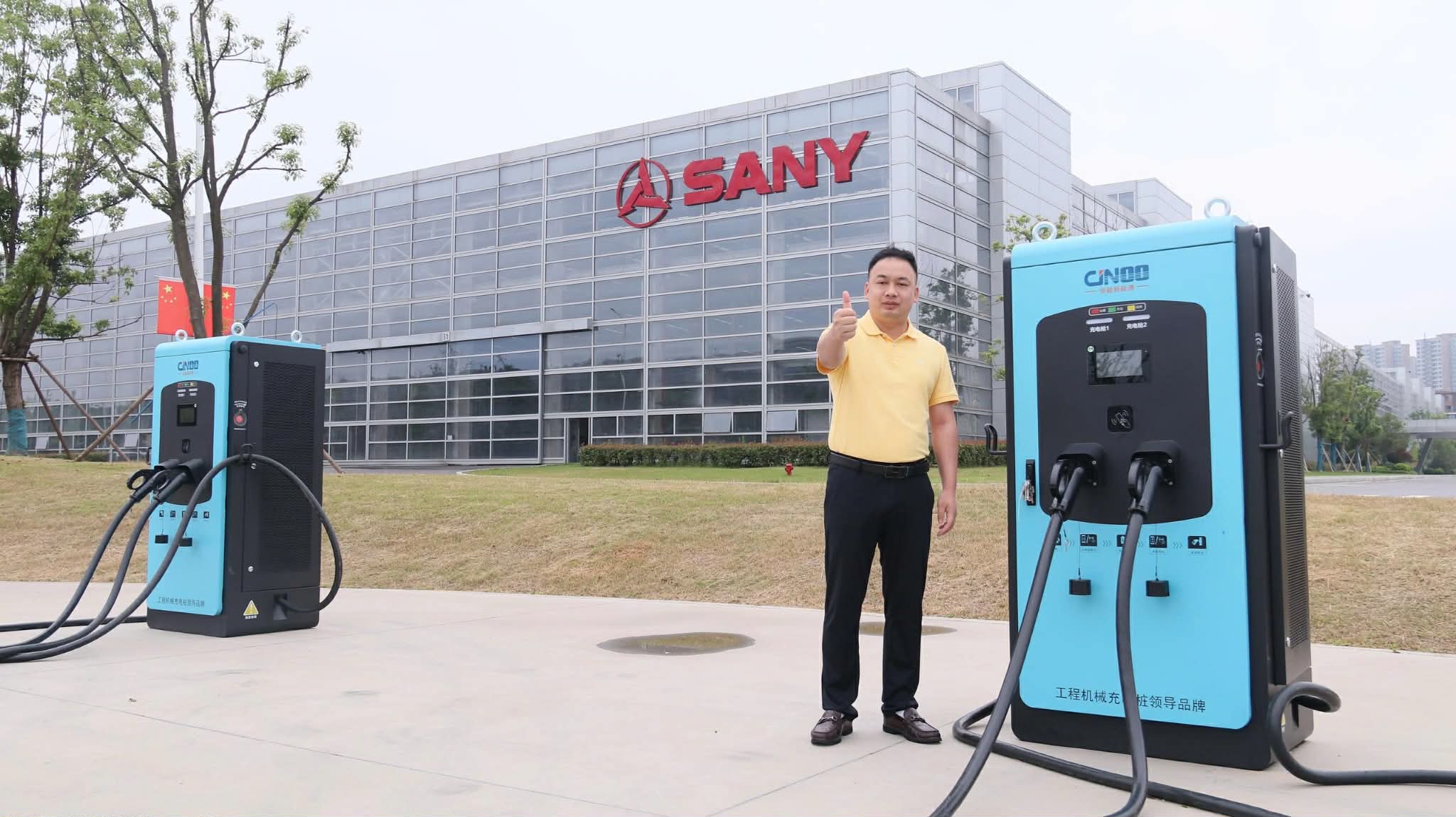 Trạm Sạc Xe Công Trình SANY – Giải Pháp Năng Lượng Xanh Cho Tương Lai Xây Dựng