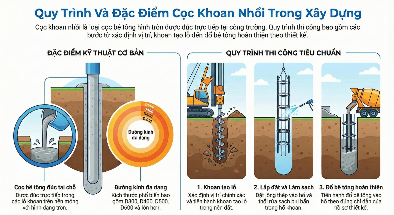 quy trình khoan