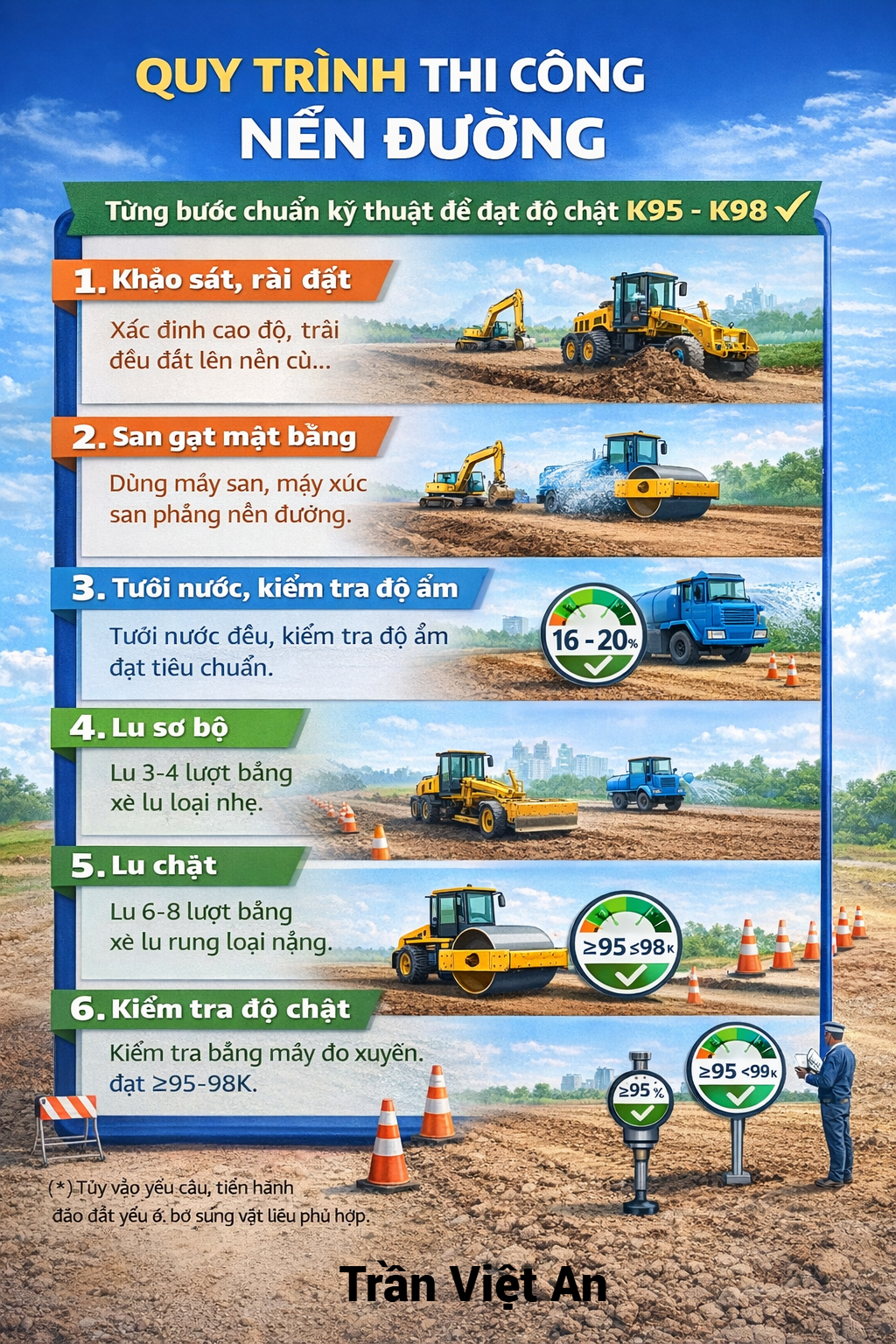 quy trình thi công