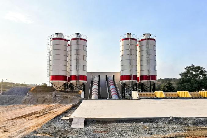 trạm trộn sany
