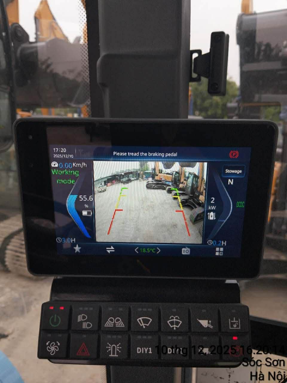 xúc lật điện sany