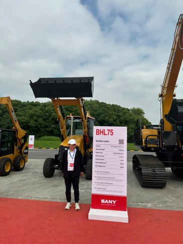 Máy xúc đào liên hợp backhoe loader BHL75