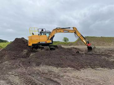 SANY UK: Máy xúc đào SANY SY135C máy xúc đào được ưa chuộng nhất tại công trường
