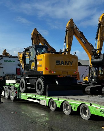 SANY Bắc Âu : giao hàng 30 chiếc tại Iceland