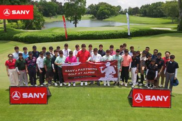 SANY Thái Lan tổ chức ngày Golf với các khách hàng, đối tác