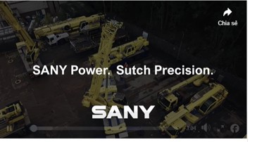 Cẩu SANY chinh phục niềm tin của John Sutch Cranes