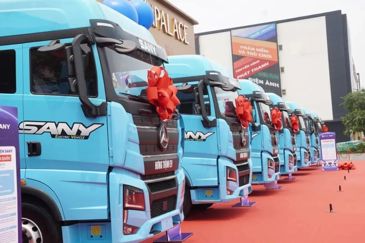 SANY CHÍNH THỨC RA MẮT XE ĐẦU KÉO ĐIỆN TẠI VIỆT NAM