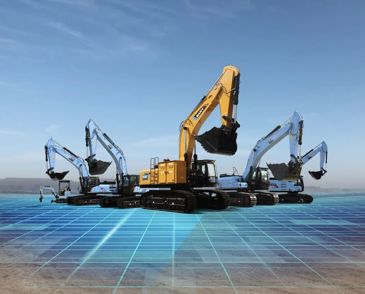 Dòng sản phẩm máy xúc điện hóa mới 2025 của SANY Group