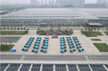 Xe tải điện của SANY Group lựa chọn hàng đầu trong chiến lược vận tải xanh của Feihu Logistics