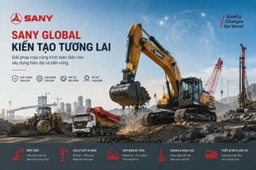 Bảng tính toán nhiên liệu của máy xúc SANY chuẩn thực tế 2026