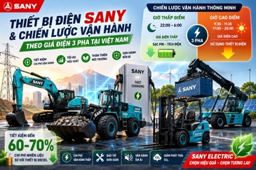 100 FAQ CHUYỂN ĐỔI CAO – THIẾT BỊ ĐIỆN SANY & XU HƯỚNG ĐIỆN HÓA